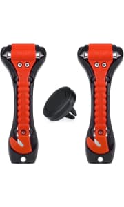 Raniaco Car Safety Hammer 2-Pack. Apply coupon code "NNVNH6CV" for a savings of $5.