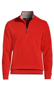 Lands' End Men's Bedford Rib Quarter Zip Sweater. Get this deal via coupon code "WAVE". It's the best price we've seen.