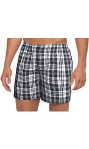 Gildan Men's Woven Boxers 5-Pack. You'd pay $9 more in-store at Walmart.
