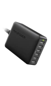 RAVPower 60W 6-Port USB Desktop Charging Station. Coupon code "DNLC028" saves $14, which drops it $2 under our April mention.