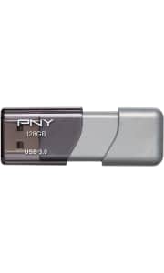PNY Turbo 128GB USB 3.0 Flash Drive. It's a buck under our April mention and tied as the lowest price we've seen. It's the best price we could find today by $2.
