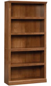 Sauder 5-Shelf Split Bookcase. You'll pay $170 elsewhere.