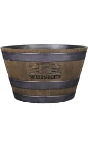 Style Selections Whiskey Resin Planter. Similar planters start at $19 elsewhere.