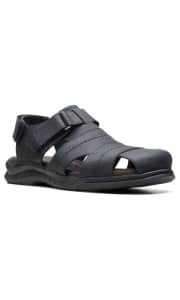 Clarks Men's Hapsford Cove Leather Fisherman Sandals. That's a great price for Clarks leather shoes &ndash; thanks to coupon code "FRIEND", it's $24 less than you'd pay elsewhere.
