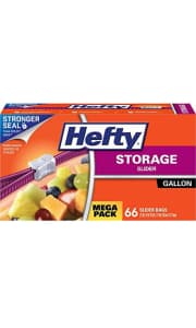 Hefty 1-Gallon Slider Storage Bags 66-Count. That's around a buck less than you'd pay in local stores.