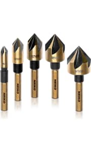 Neiko 5-Piece Countersink Drill Bit Set. It's the best price we could find by $12.