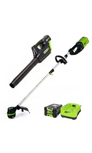 Greenworks Power Tools at Best Buy. Get your garden in fighting shape this summer with savings on mowers, trimmers, and more, including the pictured Greenworks Pro 80V Cordless Brushless String Trimmer & Leaf Blower Combo for $244.99 ($85 off).