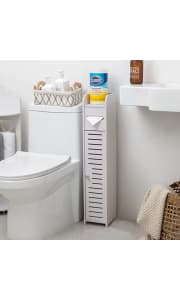 Aojezor 32" Bathroom Storage Cabinet. Clip the on-page coupon and apply code "LSUVCIOF" to save $11 off list price.