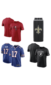 NFL Shop Discount. Coupon code "SAVENFL" yields savings on jerseys, T-shirts, hoodies, and more.