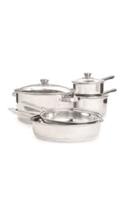 Cooks Tools 8-Piece Stainless Steel Cookware Set. That's a savings of $78 off the regular price.