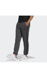 adidas Men's Essentials Fleece Tapered Cuff 3-Stripes Pants. Get this price via coupon code "ADIDASAPPAREL40". You'd pay at least $30 elsewhere.