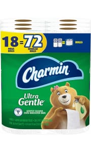 Charmin Ultra Gentle Mega Roll Toilet Paper 18-Pack. Clip the Target Circle 20% off coupon and opt for in-store pickup to drop the price $4 under our mention from ten days ago and to the lowest price we've seen. It's also $4 under Amazon's current price.