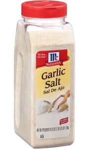 McCormick Garlic Salt 41-oz. Jar. Check Subscribe & Save and clip the on-page coupon to get this price.