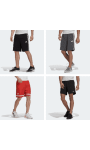 adidas Men's Shorts. Coupon code "MAY20" bags extra savings on over 80 styles already marked up to half off.