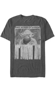 Star Wars Men's Words Of Wisdom T-Shirt. Beats Target's price by $16 it does.