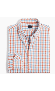 J.Crew Factory Men's Slim Untucked Flex Performance Casual Shirt. Coupon code "REALGOOD" cuts it to $60 off list price.