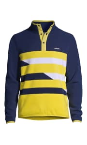 Lands' End Men's Heritage Fleece Snap Neck Pullover Top. Coupon code "GAMES" cuts it to $6 less than our April mention and $49 under Kohl's price.