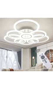 Ouqi 9-Ring Modern LED Ceiling Light. Apply coupon code "GNJSX4QR" for a savings of $88.