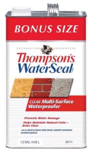 Thompson's Waterseal 1.2-Gallon Multi-Surface Waterproofer. Ace Rewards members get this price. (Not a member? It's free to sign up.) Most sellers charge $20.