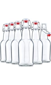 Paksh 16-oz. Flip-Top Glass Bottle 6-Pack. Clip the 55% extra savings coupon on the page to get this price.