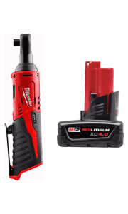 Ace Rewards Buy & Get Deals. Check out the product pages to see what item you'll get for free with a purchase (for example, Milwaukee tools tend to come with the attendant battery packs). We've pictured the Milwaukee M12 12V 3/8" Brushed Cordless Ratc...