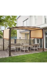 12x9-Foot Retractable Pergola Canopy. It's marked at 38% off.