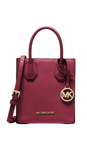 Michael Michael Kors Mercer Extra-Small Pebbled Leather Crossbody Bag. It's a $20 under our mention from last week and the best price we've seen.