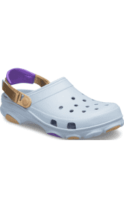 Crocs Men's / Women's Classic All Terrain Clogs. Add to cart, then apply coupon code "JULYSAVINGS" to cut the price. That's $7 less than last week, and $11 less than you'd pay elsewhere.