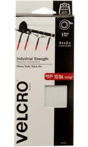Velcro 4' x 2" Industrial Strength Tape. That's a low by $6.