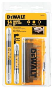 DeWalt 14-Piece Magnetic Drive Guide Bit Set. Ace Rewards members get the best deal we've seen &ndash; you'd pay twice this price at Amazon (or anywhere else). (Not a member? It's free to join.)