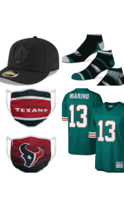 NFL Clearance Sale. Apply coupon code "SIDELINE" to get no minimum free shipping, which usually starts from $4.99. That makes this clearance selection even better, given it already has such low starting prices and discounts well over half off.