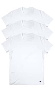 Champion Clothing at eBay. Use coupon code "CHAMPSUMMER" to save on T-shirts, shorts, underwear, hoodies, and more, with an unusually low spend required to enable the coupon &ndash; our pictured pick is the Champion Men's Vented Crew T-Shirt 3-Pack fo...