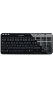 Logitech Compact Wireless Keyboard with Hotkeys. It's the best price we could find by a buck.
