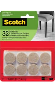 Scotch Felt Pads 32-Count Package. That is $6 less than ordering these from Target.