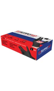 SupplyAID 3-Mil Vinyl + Nitrile Disposable Gloves 100-Pack. Coupon code "SUPPLYAID40" drops the price on these gloves in three sizes &ndash; even after shipping, you'd pay around $8 more elsewhere.