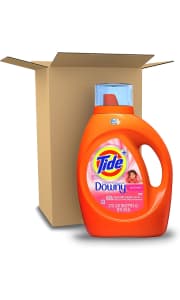 Tide with Downy Liquid Laundry Detergent 92-Oz. Bottle. Clip the $3.88 on page coupon and checkout via Subscribe & Save to get the lowest price we could find by $5.