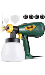 Teccpo 500W Electric Paint Sprayer. Clip the on-page coupon for a low by $16.