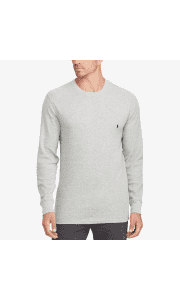 Polo Ralph Lauren Men's Waffle-Knit Thermal Pajama Shirt (Large only). That's the best deal we've seen for this style, and the lowest price now by $10.