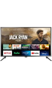Insignia Fire TV Edition NS-39DF310NA21 39" 720p LED HD Smart TV. Factoring the value of the gift card and the Echo Dot, it's like getting the TV for $40. For further comparison, we saw the TV alone for this price three weeks ago.