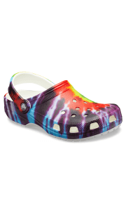 Crocs Clearance Sale. Save on a variety of styles for the whole family, including these pictured Crocs Men's and Women's Classic Tie-Dye Graphic Clogs for $27.50 (50% off).