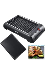 GoWISE USA 2-in-1 Smokeless Indoor Grill and Griddle. You'd pay $99 at Amazon.