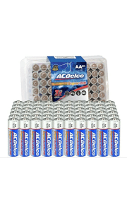 ACDelco AA Batteries 60-Pack. That's the best price we could find by $2.