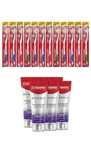 Colgate Premier Toothbrush 12-Pack and Renewal Toothpaste 6-Pack. Over the price of both, this is a savings of $27 off list.
