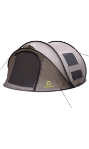 Qomotop 4-Person Pop-up Camping Tent. That's the best we've seen at $16 under our April mention, and $37 less than you'd pay direct from the brand.
