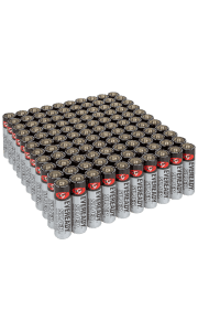 Eveready Silver Alkaline AA Batteries 110-Pack. With this buy one, get one free offer, you'll have 220 AA batteries in stock. Plus, coupon code "DEALNEWSFS" saves an extra $9 on shipping.