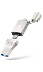 HooToo 3-in-1 128GB USB 3.1 Flash Drive. Apply coupon code "DNL005" for a savings of $28.