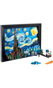 LEGO Vincent van Gogh The Starry Night Set. The LEGO Aston Martin Valkyrie AMR Pro and LEGO Forest Hideout sets (which cost around $7 and $50 elsewhere, respectively) will be automatically added to cart.