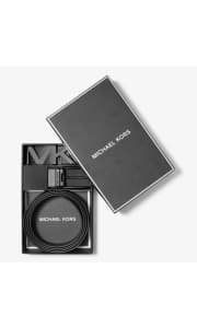 Michael Kors Men's 4-In-1 Logo Belt Box Set. KorsVIP members can use coupon code "VIP25" to drop the price &ndash; it's the best deal now by $46, and $13 under our mention from last week. (Not a member? It's free to join.)