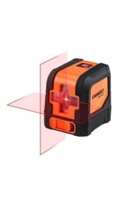 50-Foot Self-Leveling Cross Line Laser Level Kit. That's $5 less than the best we could find for a similar one elsewhere.