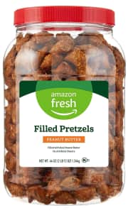 Wickedly Prime Peanut Butter-Filled Pretzels 44-oz. Can. That's a savings of a buck.